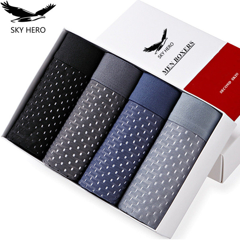 Multi Pack Underwear - 4pcs/Lot Underwear Men's Panties Boxers Shorts