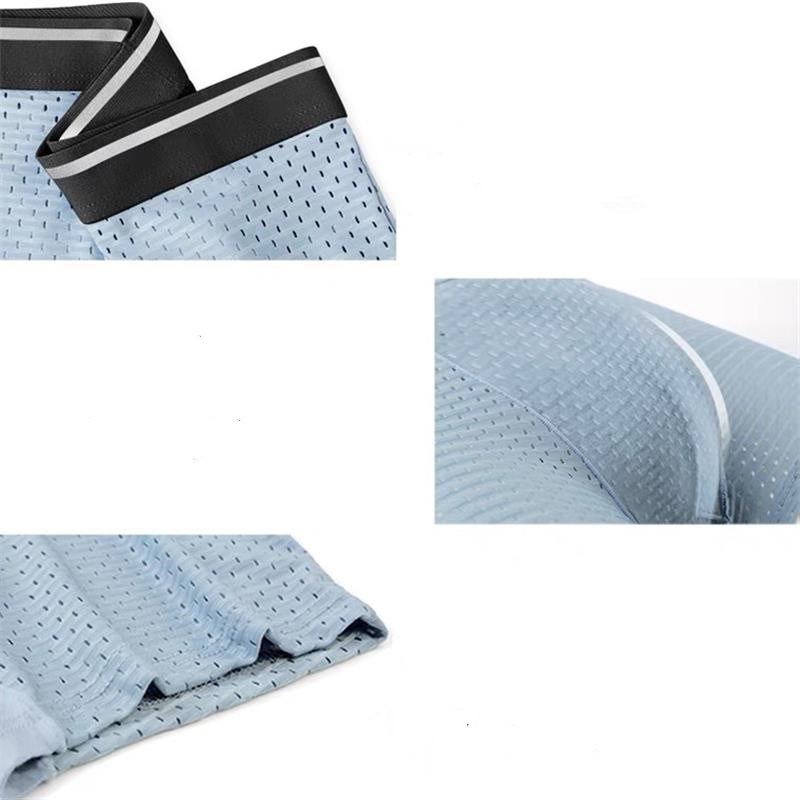 8pcs/Lot Men's Panties Ice Sil - Boxer Shorts Modal review and price