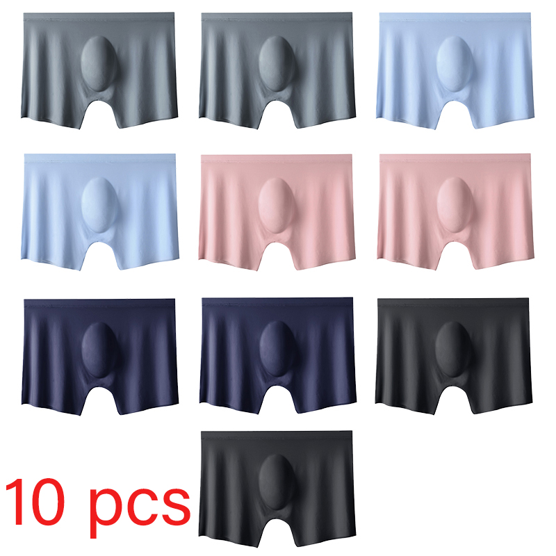 10 Pcs/Lot Men's Summer Ice Si - Multi Pack Underwear review and price