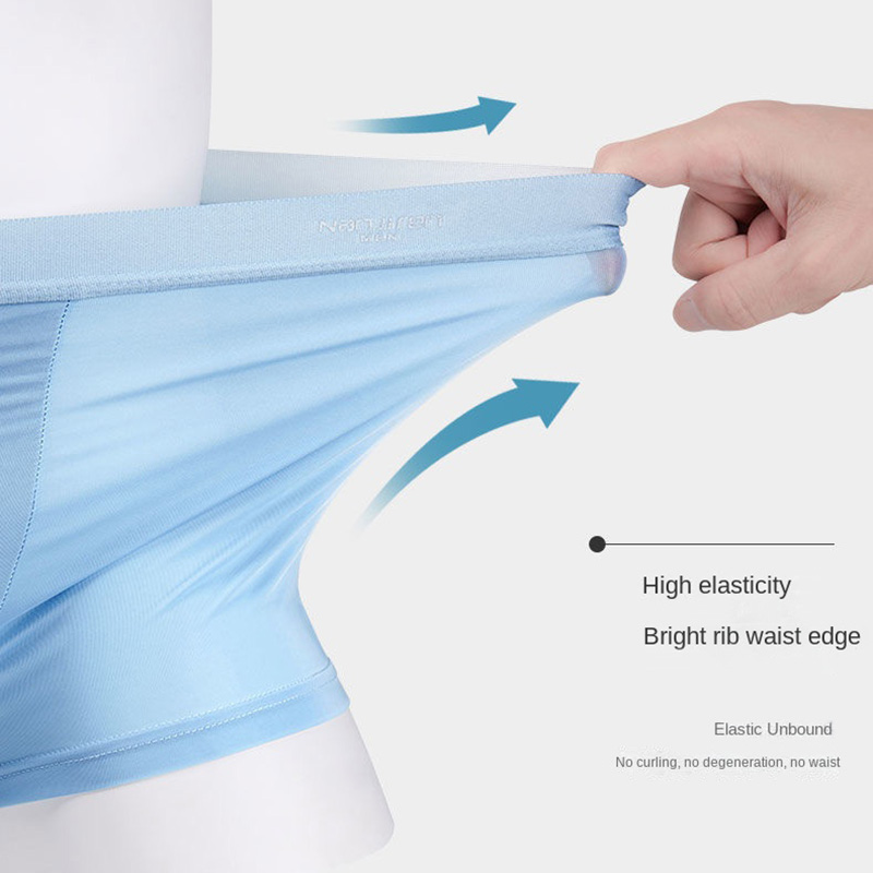 4pcs Boxer Shorts Men's Ice Si - Multi Pack Underwear review and price