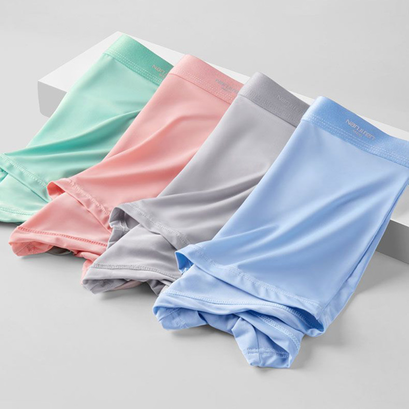 4Pcs Men's Underwear Ice Silk  - Multi Pack Underwear review and price