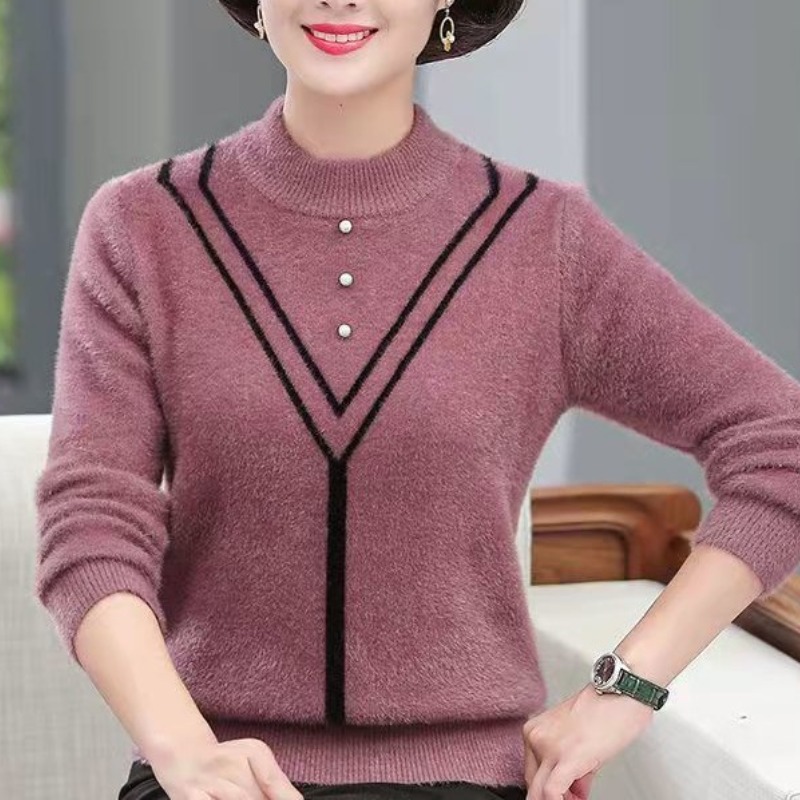 Women's Autumn Winter Solid Fl - Undershirt Crew Neck review and price