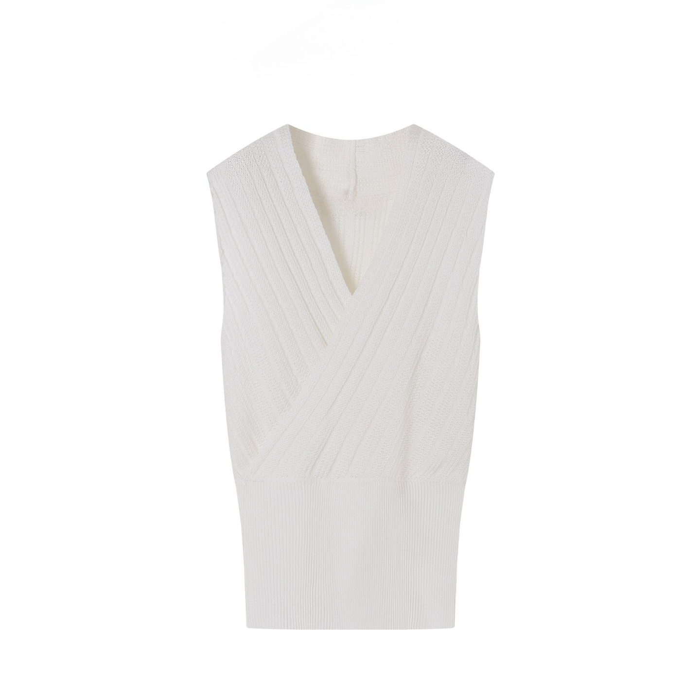 Women's Sleeveless Wrap Knit S - Tank Top Ribbed review and price